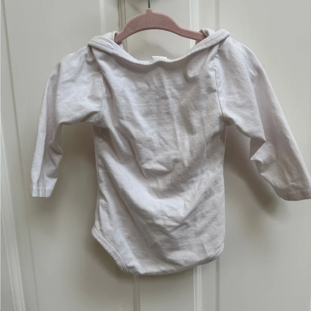 6-12M Girls White & Pink My First Valentine’s Day Long Sleeve Onesie